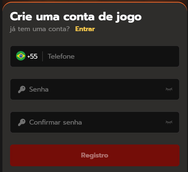 Formulário de Registro RF345